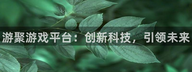 杏耀主管：游聚游戏平台：创新科技，引领未来