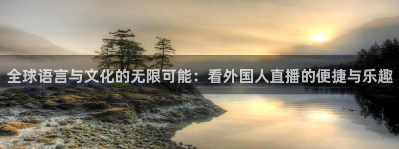 绿茵直播足球直播网：全球语言与文化的无限可能：看外国人直播的便捷与乐趣